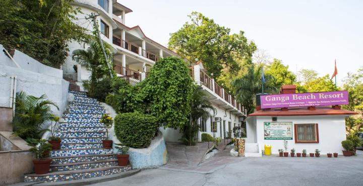 Ganga Beach Resort Risikés Kültér fotó